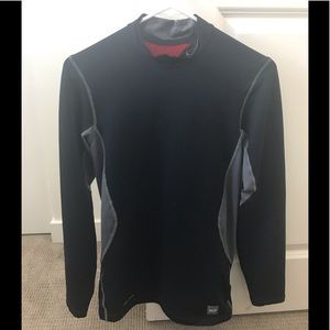 Nike Pro Combat Navy Hyperwarm Fitted shirt